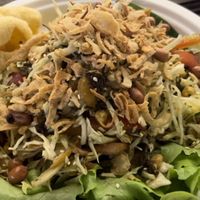 Tea leaf salad  #Veganuary at V Secret Street Food - Food Stall in Chiang Mai