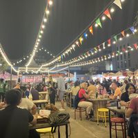 Seating  #Veganuary at V Secret Street Food - Food Stall in Chiang Mai