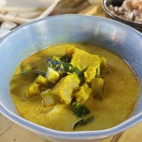 Pumpkin tofu curry (80 THB)  at V Secret Street Food - Food Stall in Chiang Mai