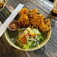 Sweetcorn Fritterss  at V Secret Street Food - Food Stall in Chiang Mai
