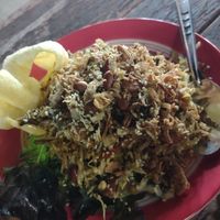 Tea leaves salad at V Secret Street Food - Food Stall in Chiang Mai