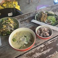 Shirataki Drunken Noodles, Tom Yum and Vegan Sausage  at V Secret Street Food - Food Stall in Chiang Mai