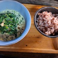 Tempah spinach curry at V Secret Street Food - Food Stall in Chiang Mai