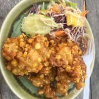 Corn fritters  at V Secret Street Food - Food Stall in Chiang Mai