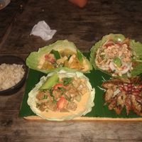 ✨Tofu
✨Tempeh
✨Sausage
✨Mushroom Salad at V Secret Street Food - Food Stall in Chiang Mai