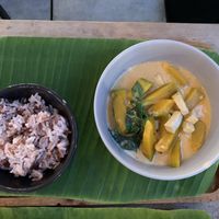 Pumpkin curry at V Secret Street Food - Food Stall in Chiang Mai
