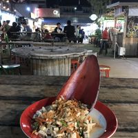 Banana stem salad😄 at V Secret Street Food - Food Stall in Chiang Mai