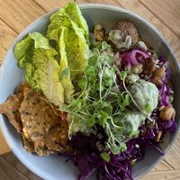 Falafel salad bowl   at Cafe & Bar 21 in Rovaniemi