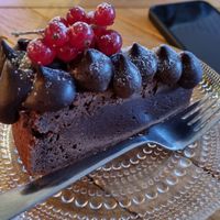 Amazing vegan cakes at Cafe & Bar 21 in Rovaniemi