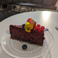 Blueberry Cheesecake at Cafe & Bar 21 in Rovaniemi