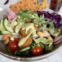 Falafel salad  at Cafe & Bar 21 in Rovaniemi