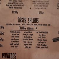 Salads at Cafe & Bar 21 in Rovaniemi