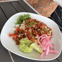 Vegan Rancheros  at Rev-a-lee Brunch Cafe in Vineland
