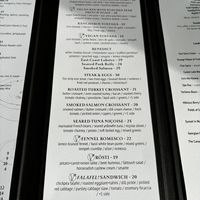 Menu as of September 2024. Many clearly labelled vegan options.   at Rev-a-lee Brunch Cafe in Vineland