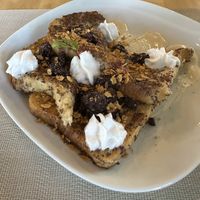 Vegan Sour Cherry French Toastt  at Rev-a-lee Brunch Cafe in Vineland