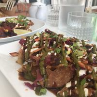 Vegan Rancheros & Vegan Kimchi Nachos at Rev-a-lee Brunch Cafe in Vineland