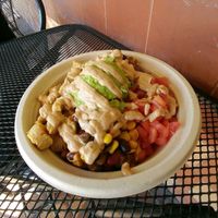 Aye Chihuahua bowl with TVP and vegan chipotle mayo   at SpecialTEA Lounge in Miami