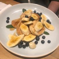 Pancakes at Henderson's Restaurant in Edinburgh