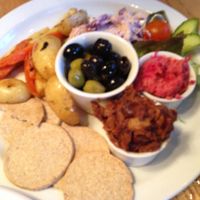 delicious! at Henderson's Restaurant in Edinburgh