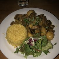 Their stew of the day which was a mushroom and potato’s one, really really delicious!! at Henderson's Restaurant in Edinburgh