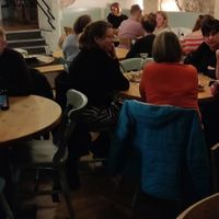 Busy at Henderson's Restaurant in Edinburgh