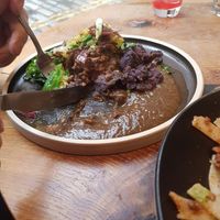 Vegan haggis at Henderson's Restaurant in Edinburgh