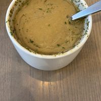 Cauliflower soup   at Parka Food Co. in Toronto