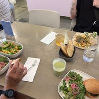 Our dinner table- just over $100 + tip  at Parka Food Co. in Toronto