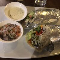 Vegetarischer Burrito  at Trivio Resto Bar in Huaraz