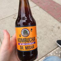 Kombucha for sale and on tap! at Feria Ecologica De Barranco in Lima