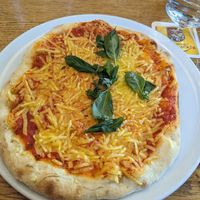 Margherita like pizza at Blauer Engel in Ludwigsburg