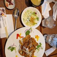 Vegan menu 1200 yenes at Itadaki Kinkakuji in Kyoto