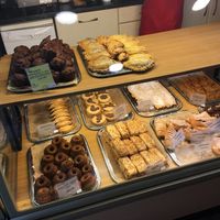 Part of their selection- 1 vegan option visible at Pas Beta in Klaipeda