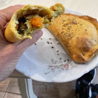 Filled with vegetables   at Pas Beta in Klaipeda