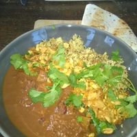 Butternut squash mole at The Wild Trapeze in Newcastle Upon Tyne