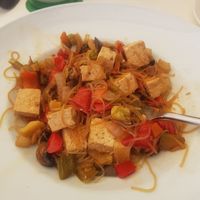 Wok tofu at Belin Restaurante in Gran Canaria
