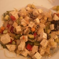 Tofu bowl at Belin Restaurante in Gran Canaria