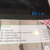 Menu December 2019 at Belin Restaurante in Gran Canaria