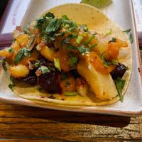 Beetroot Chorizo Taco  at Bodega Underground in Melbourne