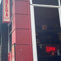 Sign outside restaurant   at Bodega Underground in Melbourne