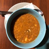 Lentil soup at Alanda in Banska Bystrica