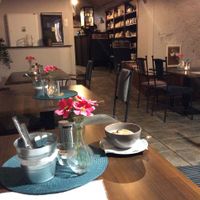 seating area at Alanda in Banska Bystrica