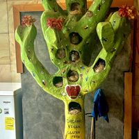 Artwork here  at The Green Place in Puerto Vallarta