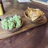 Chips and guac   at The Green Place in Puerto Vallarta