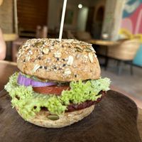 Chicago burger!   at The Green Place in Puerto Vallarta