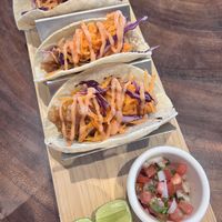 Baja tacos 🌮🌮🌮  at The Green Place in Puerto Vallarta