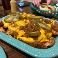Chili fries at The Green Place in Puerto Vallarta