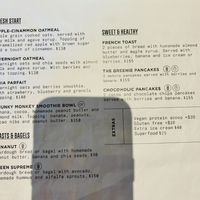 Menu - breakfast   at The Green Place in Puerto Vallarta