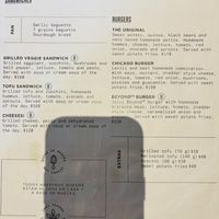 Menu - Sandwiches and Burgers   at The Green Place in Puerto Vallarta