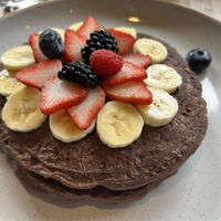 Chocolate pancakes  at The Green Place in Puerto Vallarta